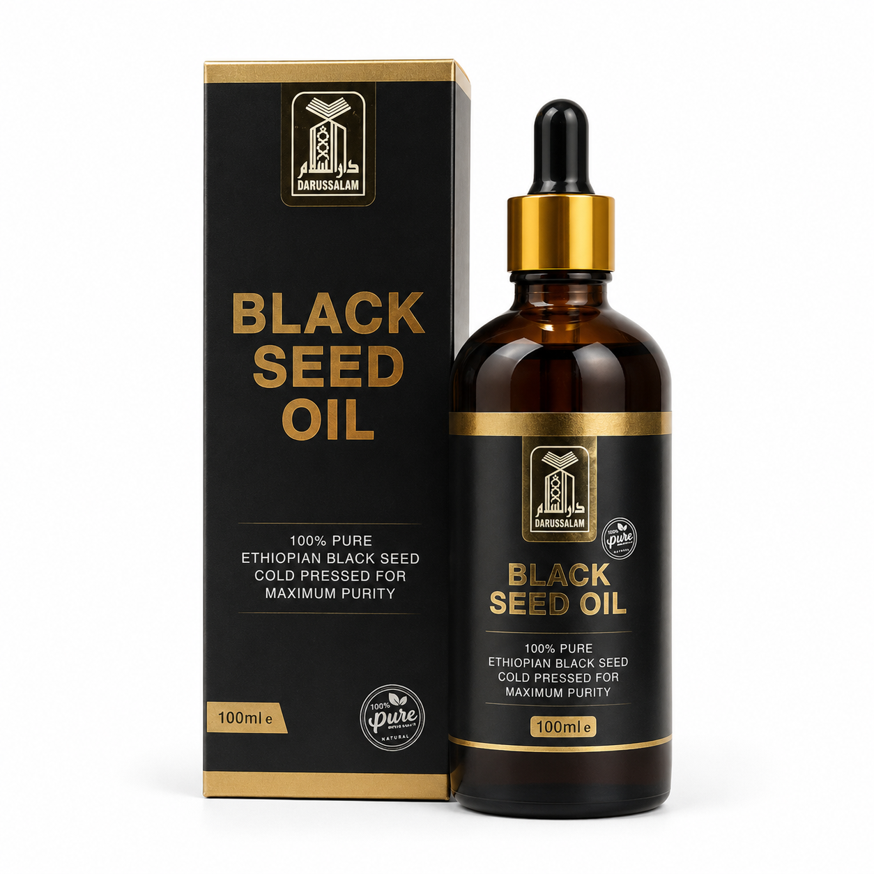 Darussalam Pure Black Seed Oil – Cold Pressed (100ml)