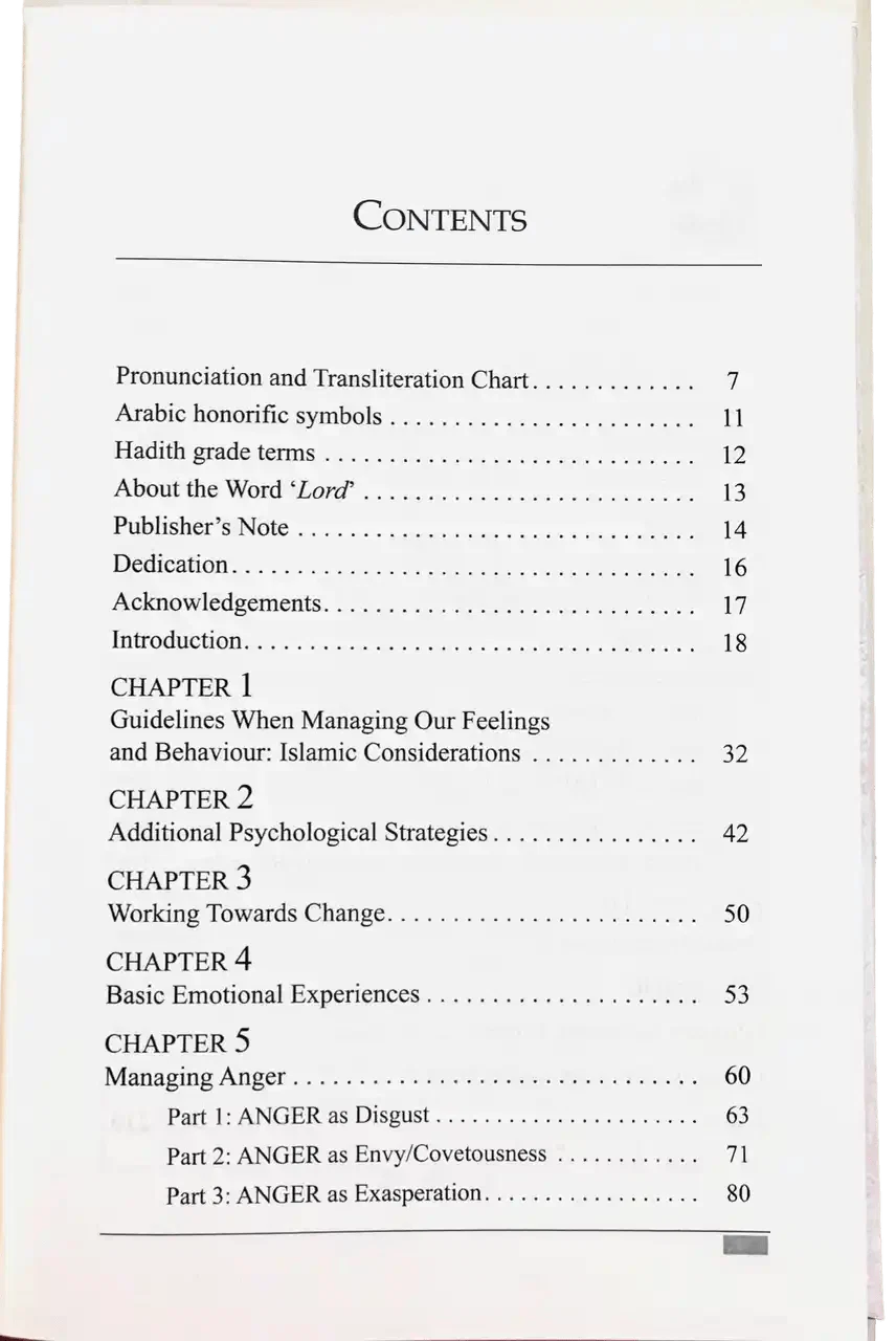 Managing Your Emotions (Therapy from Quran and Sunnah - 2) - Darussalam