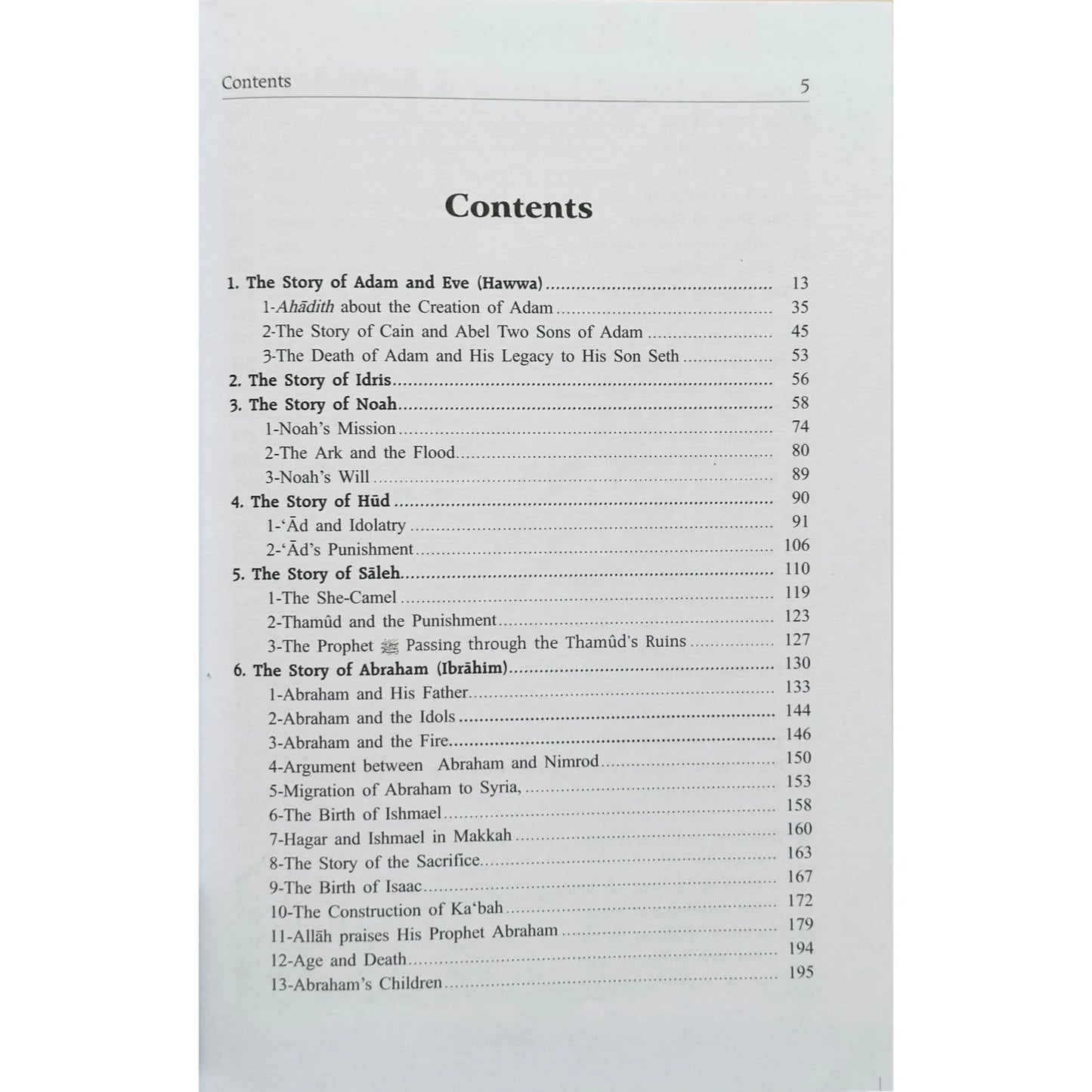 Stories of the Prophets Darussalam